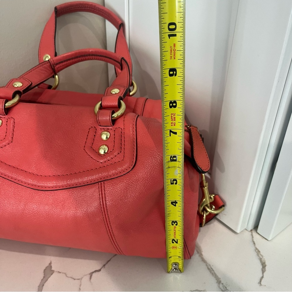 Coach, Ashley Cary All Satchel Leather Handbag - Picture 15 of 16